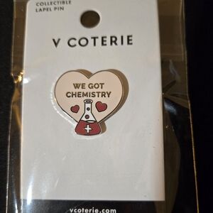 V Coterie Figs We Got Chemistry Enamel Pin